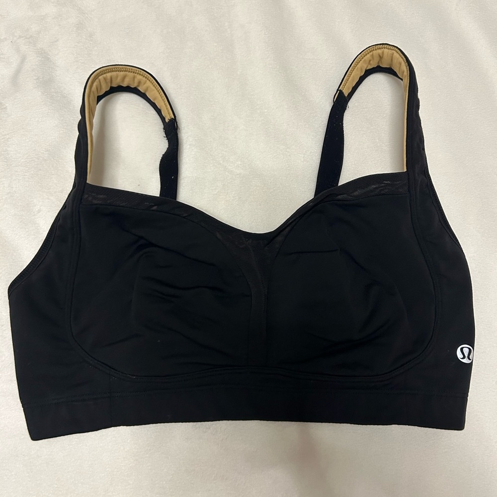 lululemon athletica Black and Tan Sports Bra